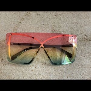 Oversized sunglasses